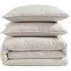 Calvin Klein Washed Percale Comforter & Sham Set In Light Beige