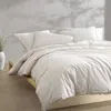 Calvin Klein Washed Percale 3 Piece Duvet Cover Set, Queen In Light Beige