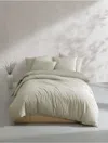 Calvin Klein Washed Texture Cotton Jacquard Duvet Cover Set