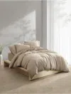 Calvin Klein Washed Percale Cotton Comforter Set In Multi