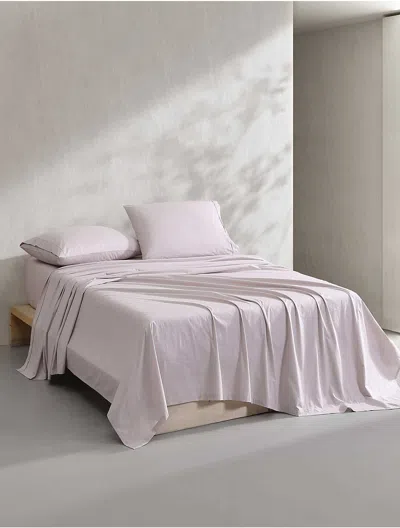 Calvin Klein Washed Percale Cotton Sheet Set