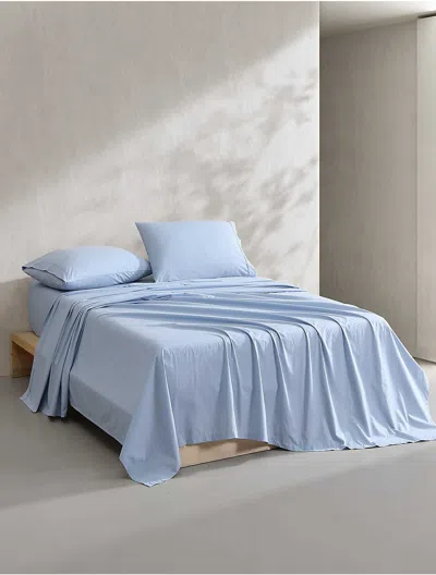 Calvin Klein Washed Percale Cotton Sheet Set
