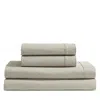 Calvin Klein Washed Percale Cotton Sheet Set, Full In Neutral