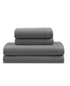 Calvin Klein Washed Cotton Percale 4-pc. Sheet Set, Queen In Dark Gray