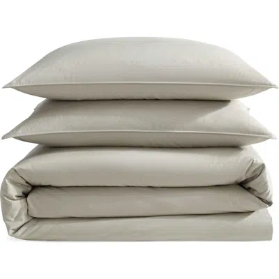 CALVIN KLEIN CALVIN KLEIN WASHED PERCALE DUVET COVER & SHAM SET