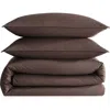 Calvin Klein Washed Percale Duvet Cover & Sham Set In Earth