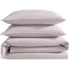 Calvin Klein Washed Percale Duvet Cover & Sham Set In Petal Pink