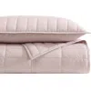 Calvin Klein Washed Percale Quilt & Shams Set In Pink