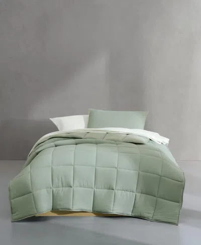 Calvin Klein Washed Solid Reversible Plush 5-pc. Comforter Set, Twin/twin Xl
