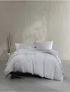 Calvin Klein Washed Texture Cotton Jacquard Duvet Cover Set