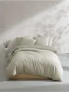 Calvin Klein Washed Texture Cotton Jacquard Duvet Cover Set