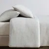 Calvin Klein Washed Texture Cotton Jacquard Duvet Cover Set, King In Aluminum Grey