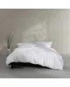 Calvin Klein Washed Texture Solid Cotton Textured Jacquard Comforter Set