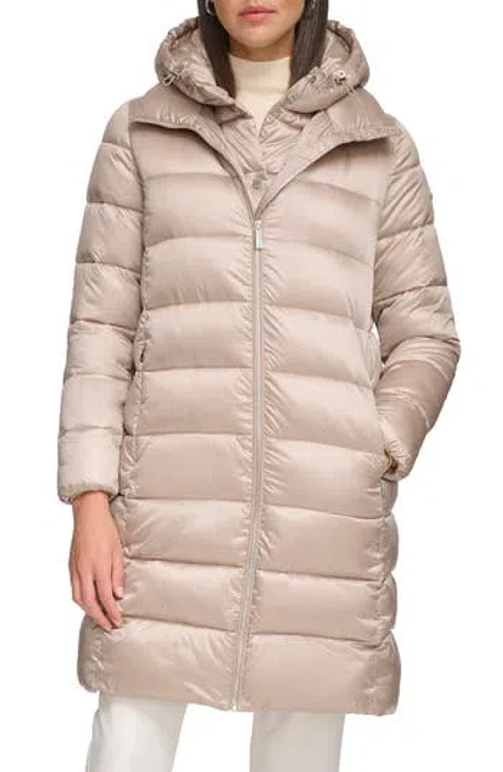 Calvin klein short packable puffer coat best sale