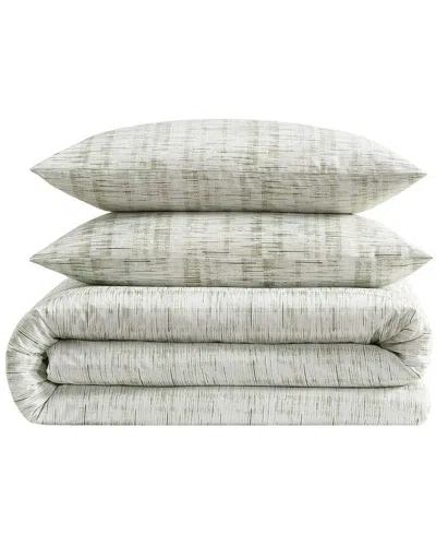 Calvin Klein Weave Texture Duvet Set In White
