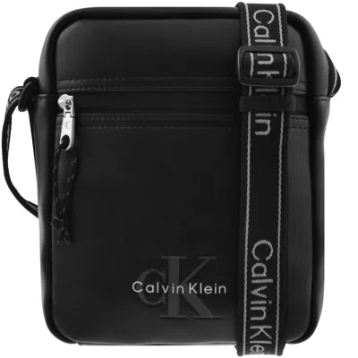 Calvin Klein Webbing Reporter Bag Black