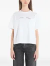 Calvin Klein 그래픽 박시 티셔츠 In White