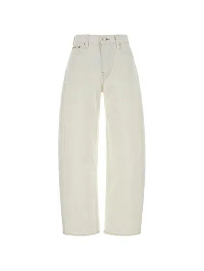 Calvin Klein White Barrel Jeans