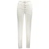 Calvin Klein White Cotton Jeans & Pant In White