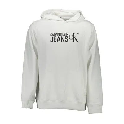 Calvin Klein White Cotton Men Men's Sweater