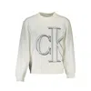 Calvin Klein White Cotton Men Sweater In White