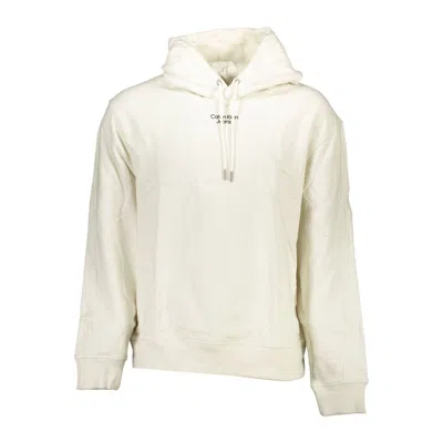Calvin Klein White Cotton Men Sweater