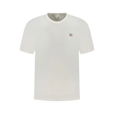 Calvin Klein White Cotton Men T-shirt