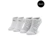 Calvin Klein White Cotton Sock In Gray