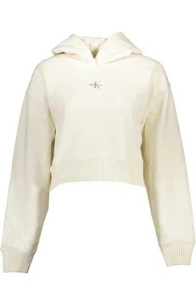 Calvin Klein White Cotton Sweater
