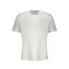 Calvin Klein White Cotton T-shirt In Neutral