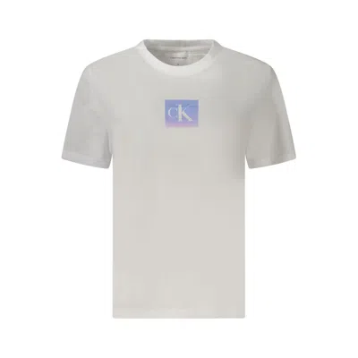 Calvin Klein White Cotton Tops & T-shirt