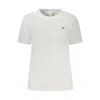 Calvin Klein White Cotton Tops & T-shirt In White
