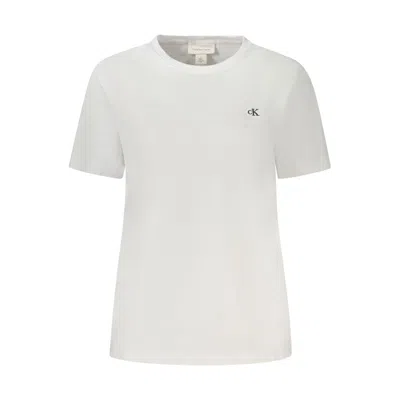 Calvin Klein White Cotton Tops & T-shirt
