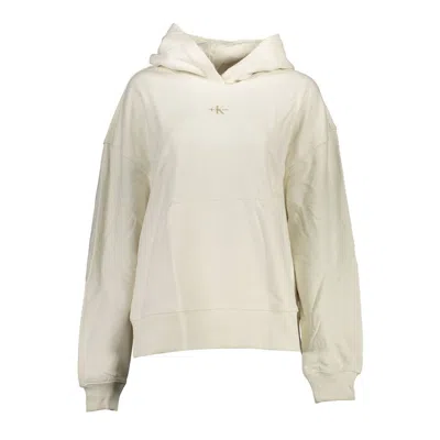 Calvin Klein White Cotton Women Sweater In Neutral