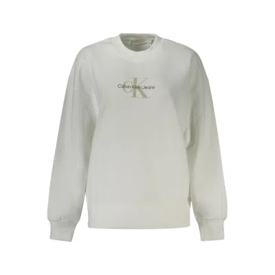 Calvin Klein White Cotton Women Jumper