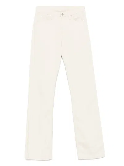Calvin Klein White High Waist Flared Jeans