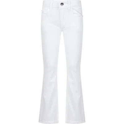 Calvin Klein Kids' White Jeans For Girl With Logo