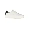 Calvin Klein White Leather Men Sneaker In Multi