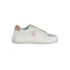 Calvin Klein White Polyethylene Women Sneaker In White