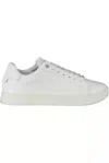 Calvin Klein Sleek Lace-up Sports Women's Sneakers In White