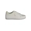 Calvin Klein Sleek White Sneakers With Eco-friendly Twist In White
