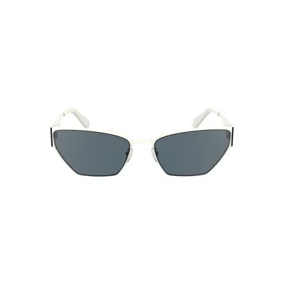 Calvin Klein White Metal Women Sunglass