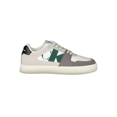 Calvin Klein White Polyester Men Trainer