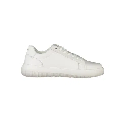 Calvin Klein White Polyester Men's Sneaker