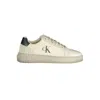 Calvin Klein White Polyester Men's Sneaker In White