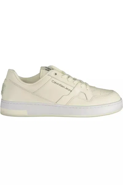 Calvin Klein White Polyester Sneaker