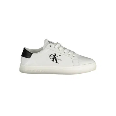 Calvin Klein White Polyester Women's Sneaker