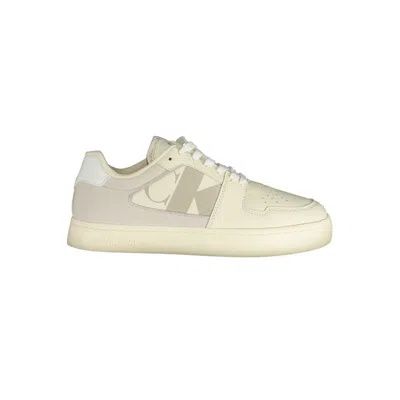 Calvin Klein White Polyethylene Men Men's Sneaker