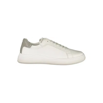 Calvin Klein Leather Low-top Sneakers In White
