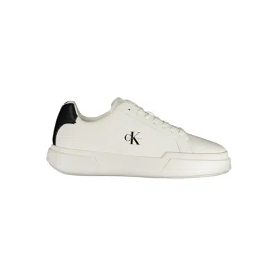 Calvin Klein White Polyurethane Women's Sneaker In Multi